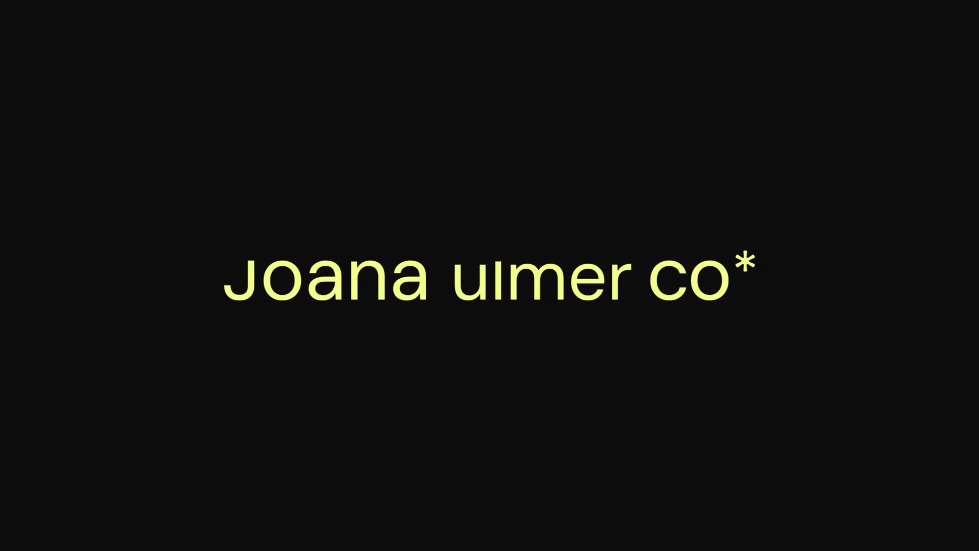 Joana Ulmer Co* — aplicação 3